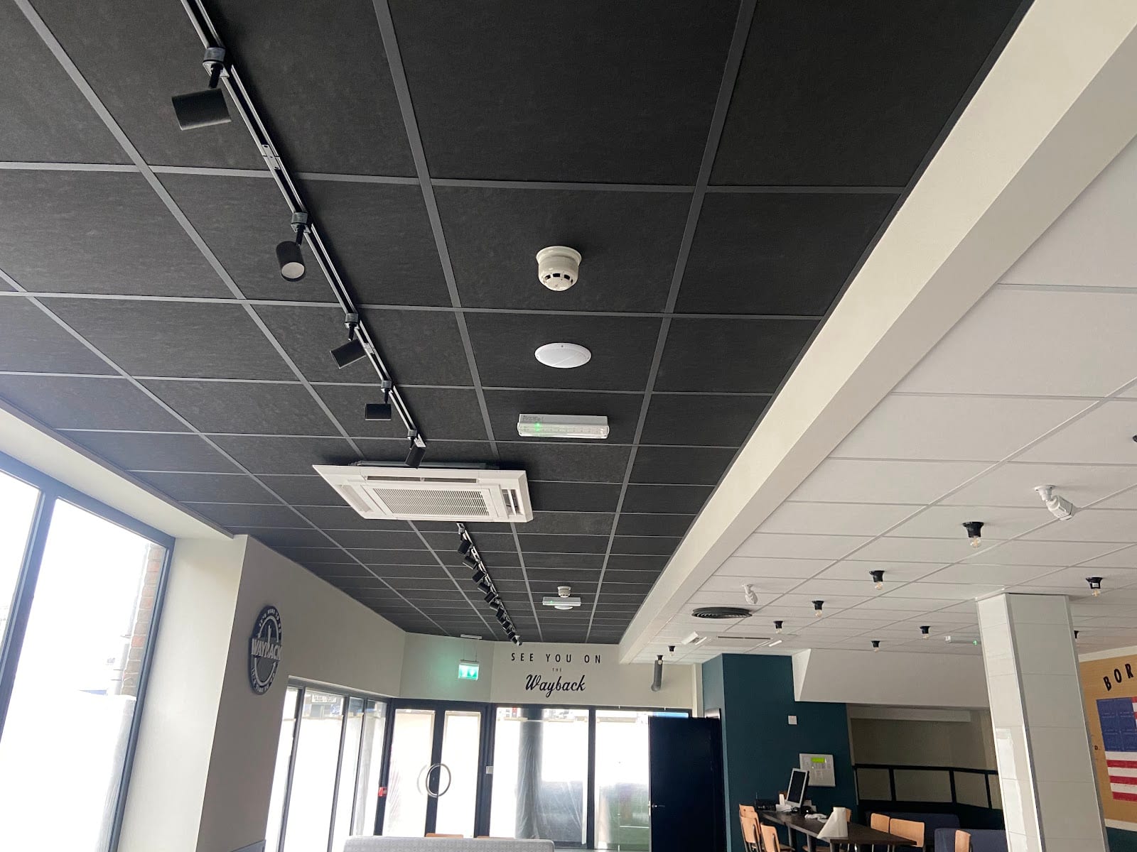 Commercial suspended ceiling and office fitout project completed by Kehoe Interior Fitout in Dublin